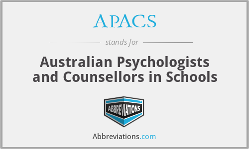 APACS - Australian Psychologists and Counsellors in Schools
