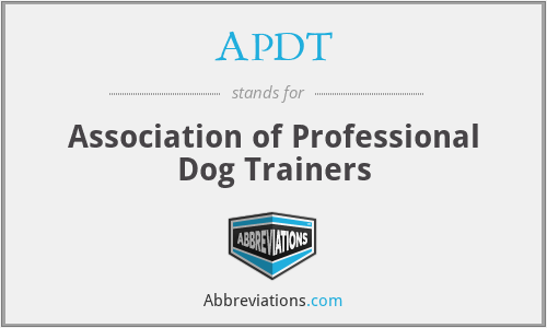 APDT - Association of Professional Dog Trainers