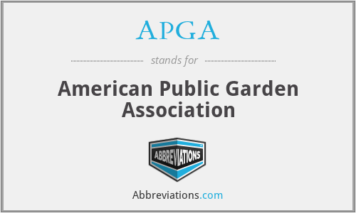 APGA - American Public Garden Association