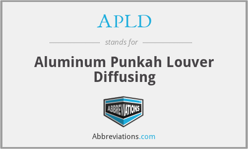 APLD - Aluminum Punkah Louver Diffusing