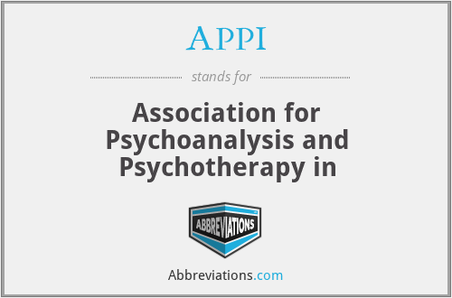 APPI - Association for Psychoanalysis and Psychotherapy in