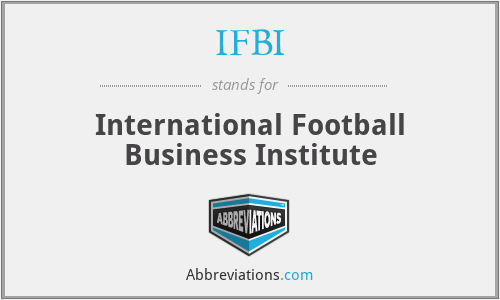 IFBI - International Football Business Institute