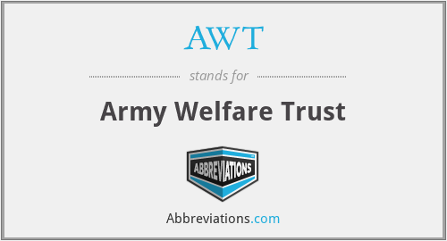 AWT - Army Welfare Trust