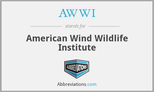 AWWI - American Wind Wildlife Institute