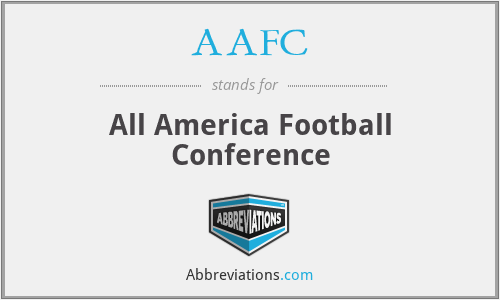AAFC - All America Football Conference