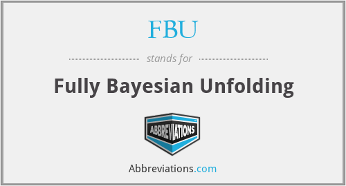 FBU - Fully Bayesian Unfolding