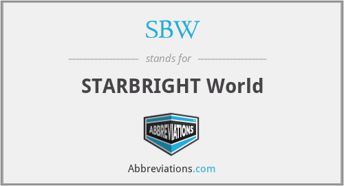SBW - STARBRIGHT World