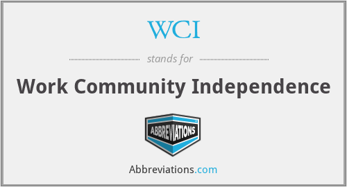 WCI - Work Community Independence