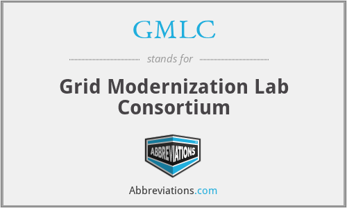 GMLC - Grid Modernization Lab Consortium