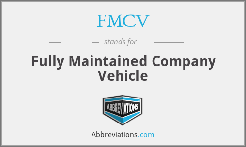 FMCV - Fully Maintained Company Vehicle