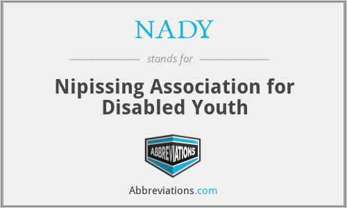 NADY - Nipissing Association for Disabled Youth