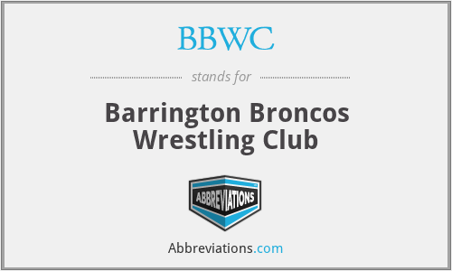 BBWC - Barrington Broncos Wrestling Club