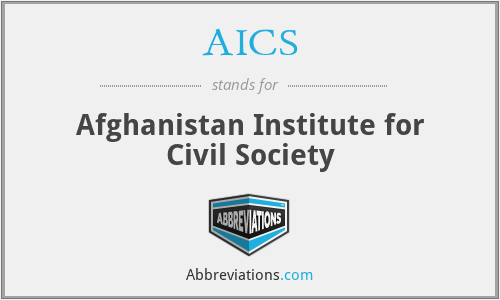 AICS - Afghanistan Institute for Civil Society