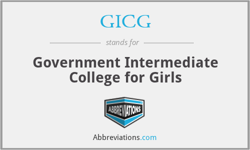 GICG - Government Intermediate College for Girls
