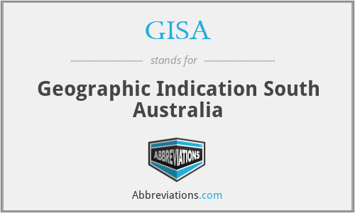 GISA - Geographic Indication South Australia