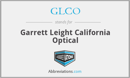 GLCO - Garrett Leight California Optical