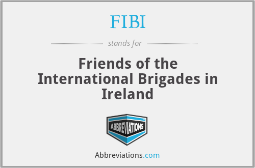 FIBI - Friends of the International Brigades in Ireland