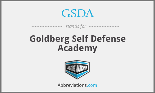 GSDA - Goldberg Self Defense Academy