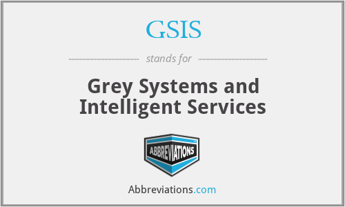 GSIS - Grey Systems and Intelligent Services