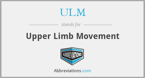 ULM - Upper Limb Movement