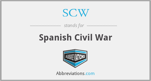 SCW - Spanish Civil War