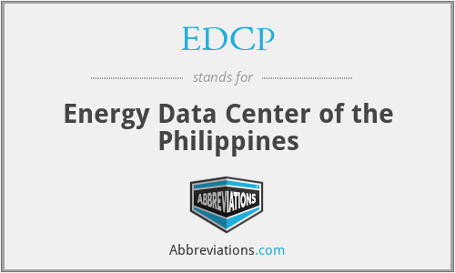 EDCP - Energy Data Center of the Philippines