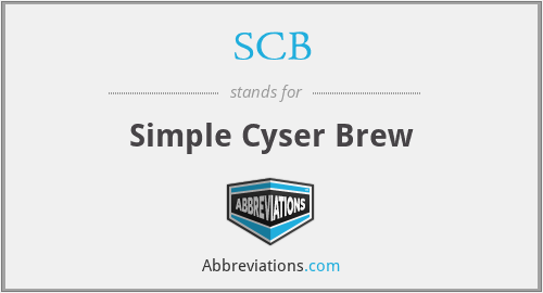 SCB - Simple Cyser Brew
