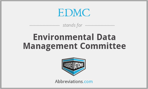 EDMC - Environmental Data Management Committee