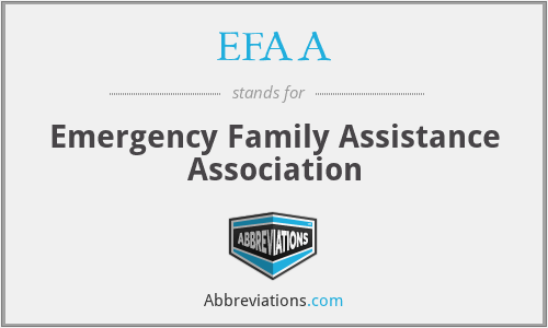 EFAA - Emergency Family Assistance Association