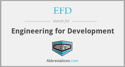 EFD - Engineering for Development