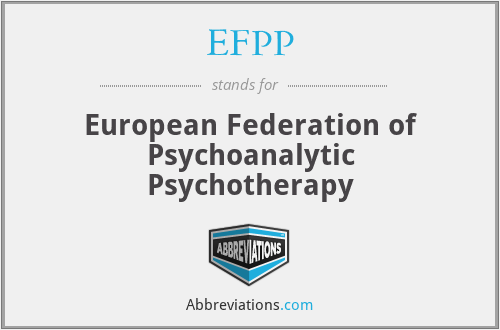EFPP - European Federation of Psychoanalytic Psychotherapy