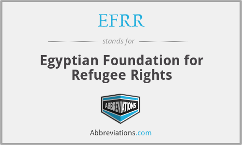 EFRR - Egyptian Foundation for Refugee Rights