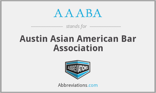 AAABA - Austin Asian American Bar Association