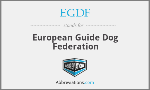 EGDF - European Guide Dog Federation