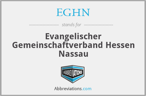 EGHN - Evangelischer Gemeinschaftverband Hessen Nassau