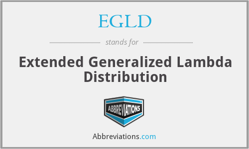 EGLD - Extended Generalized Lambda Distribution
