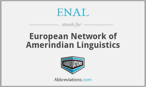 ENAL - European Network of Amerindian Linguistics