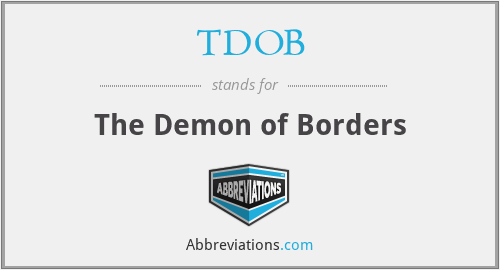 TDOB - The Demon of Borders