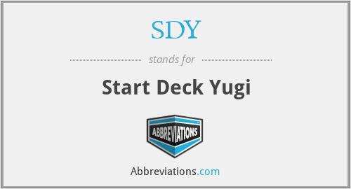 SDY - Start Deck Yugi