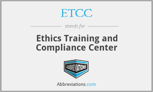 ETCC - Ethics Training and Compliance Center