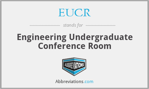 EUCR - Engineering Undergraduate Conference Room