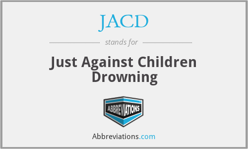JACD - Just Against Children Drowning