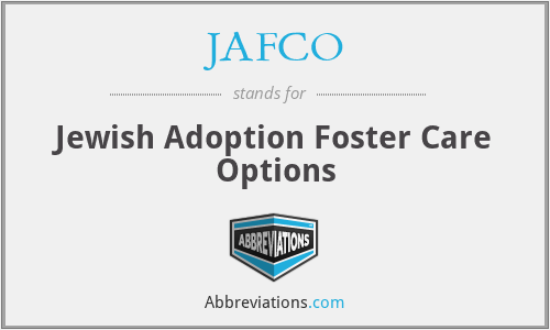 JAFCO - Jewish Adoption Foster Care Options