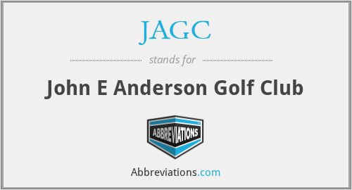 JAGC - John E Anderson Golf Club