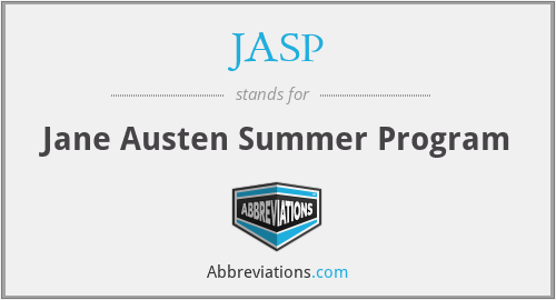 JASP - Jane Austen Summer Program