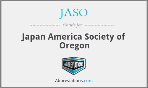 JASO - Japan America Society of Oregon