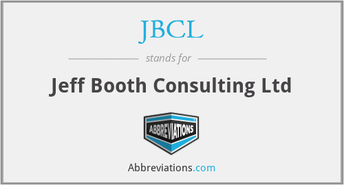 JBCL - Jeff Booth Consulting Ltd