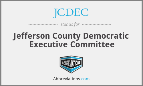JCDEC - Jefferson County Democratic Executive Committee