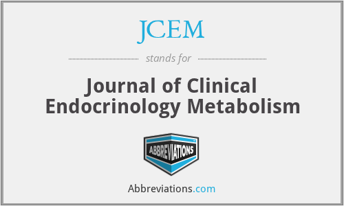 JCEM - Journal of Clinical Endocrinology Metabolism