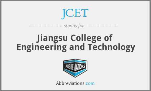 JCET - Jiangsu College of Engineering and Technology